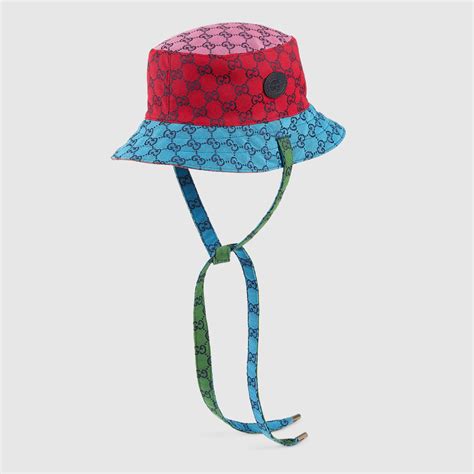 gucci bucket hat multicolor|gucci bucket hat men.